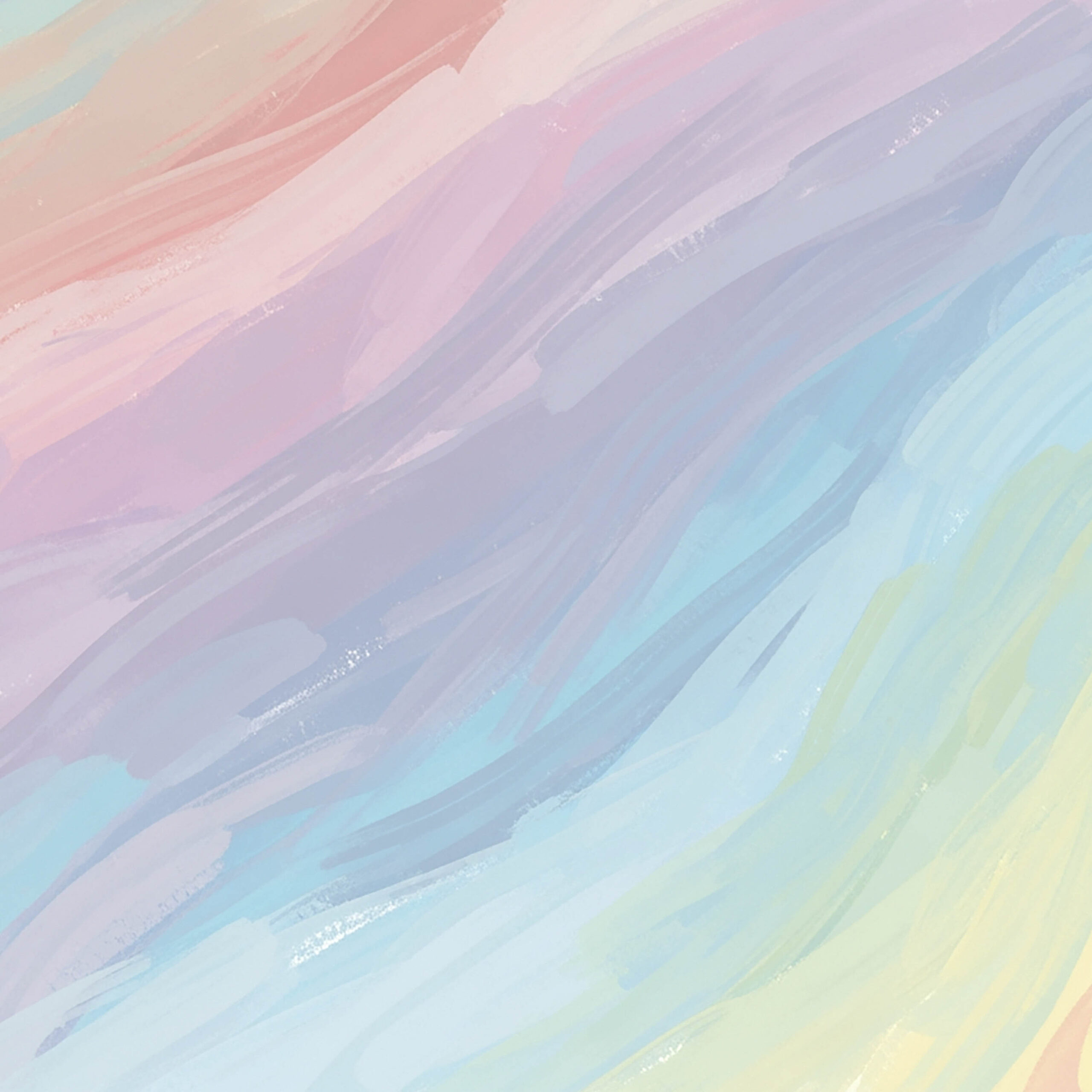 やさしい流彩パステルの抽象背景素材｜ふんわり筆致デザイン