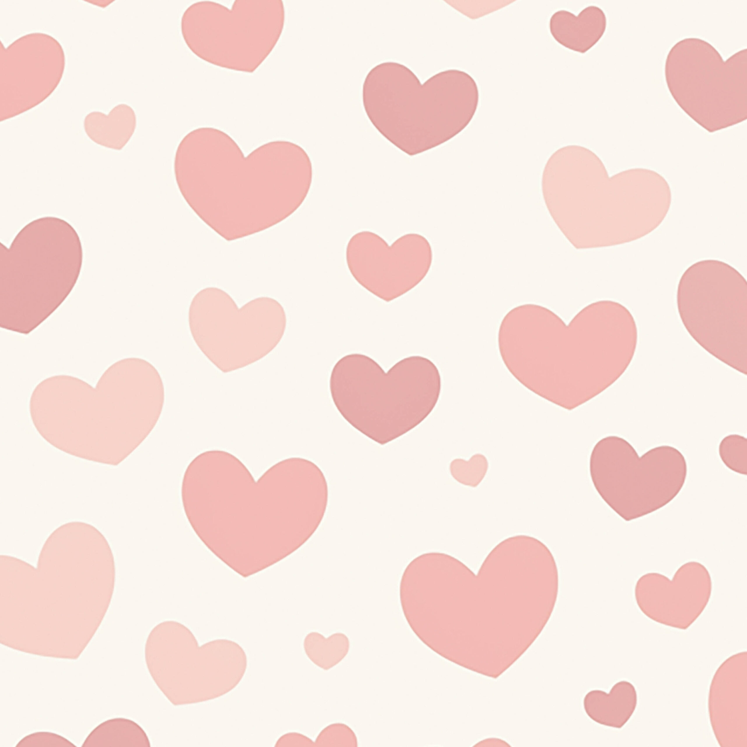やさしいパステルカラーのハートをモチーフにした、ふんわり恋色デザインの背景素材