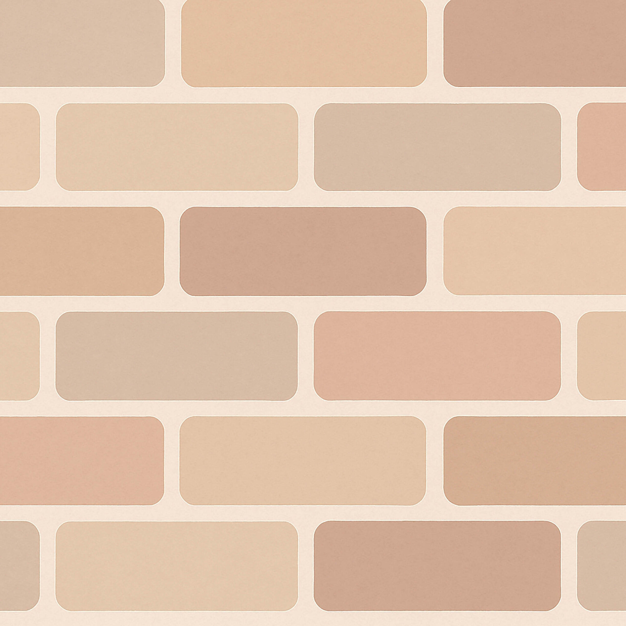 淡色グラデーションの角丸タイルをモチーフにしたやさしい抽象背景素材