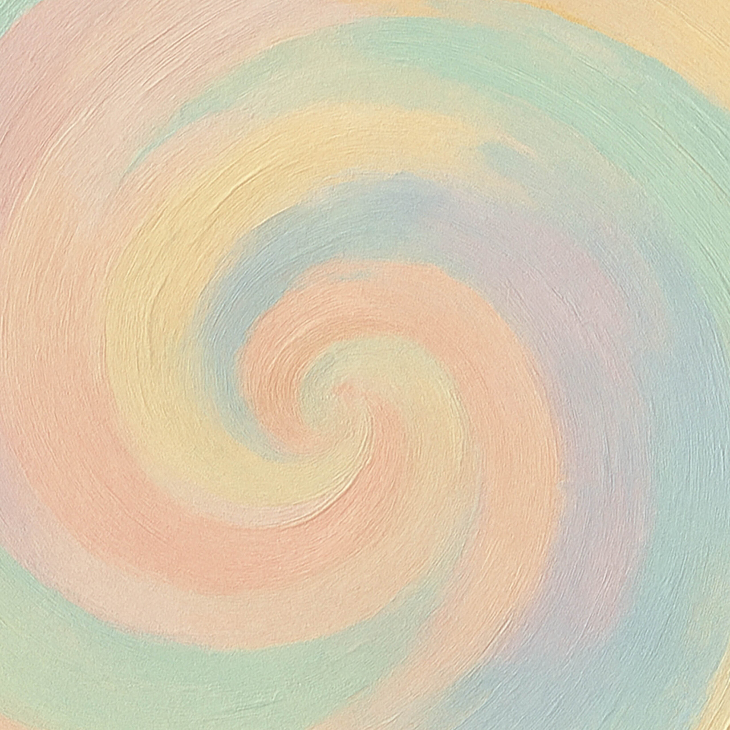 やさしく溶け合うパステル渦彩ブラッシュの抽象背景素材
