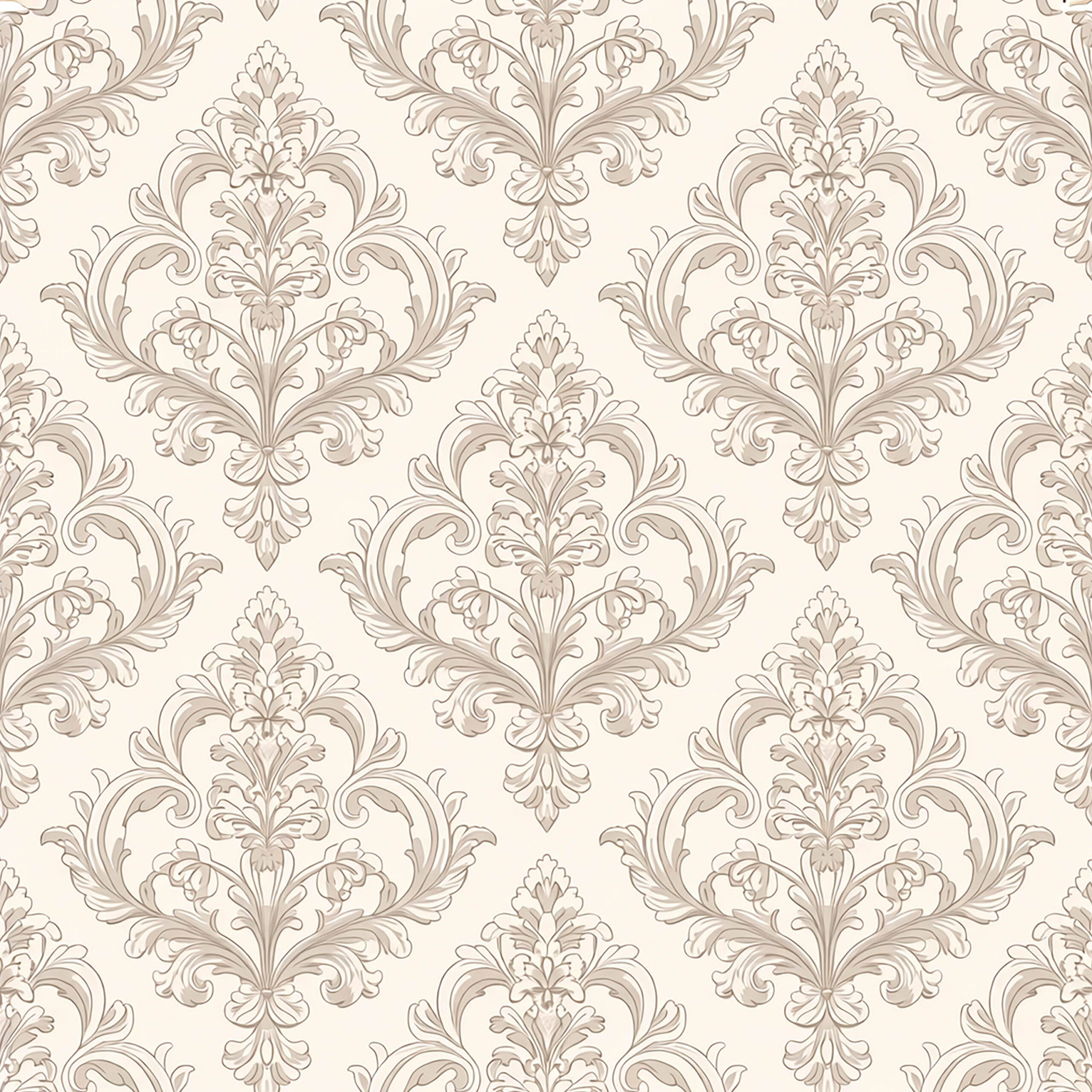 エレガントなベージュダマスク装飾のクラシック背景素材テクスチャ