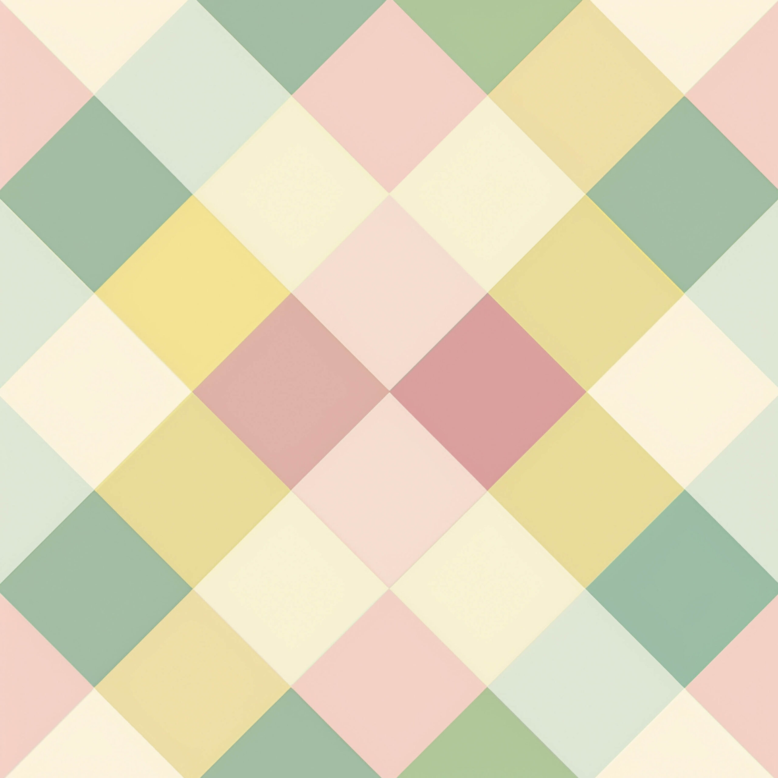 パステルカラーのダイヤチェック柄グラデーション背景素材
